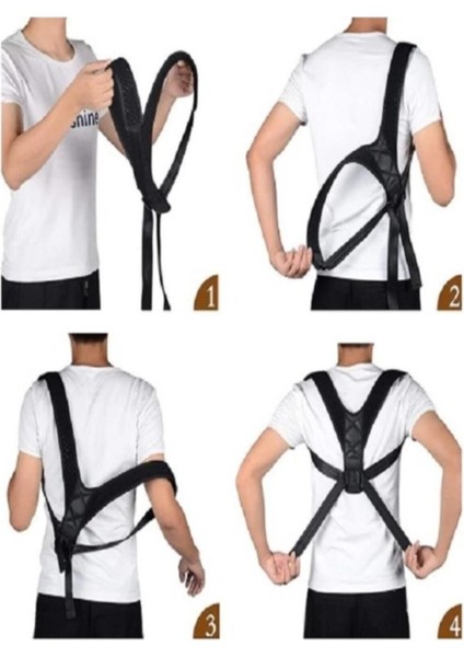 Unisex Ortopedik Dik Duruş Korse, Sağlıklı ve Duru Bir Vücut Için Destek fırsatları