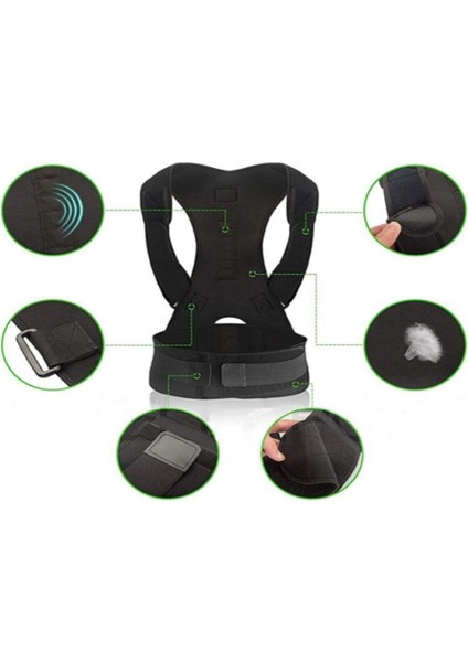Manyetik Dik Durum Korsesi, Ayarlanabilir, Yeni Nesil, Posture Desteği