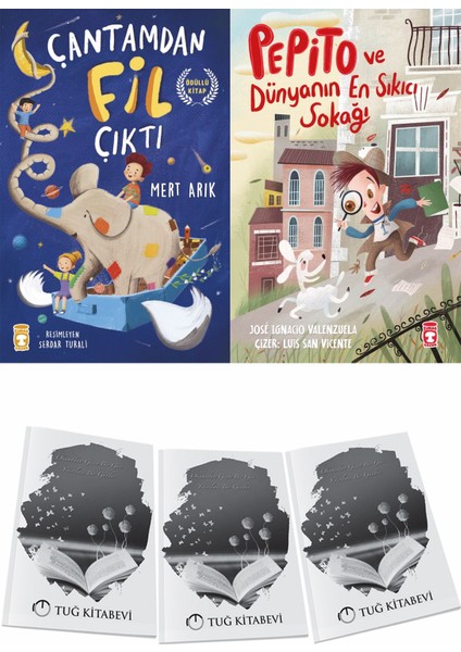 Çantamdan Fil Çıktı ve Pepito ve Dünyanın En Sıkıcı Sokağı + Hediyeli