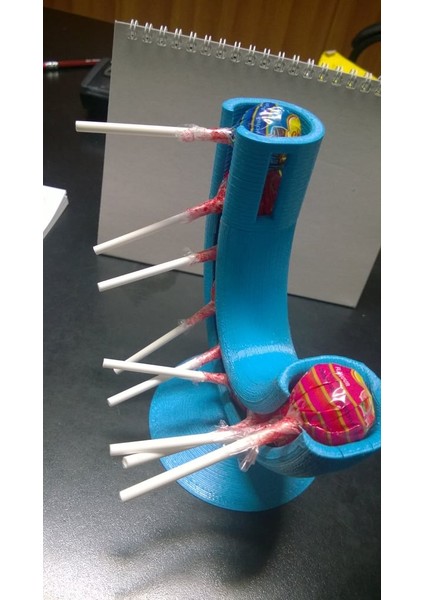 Lolipop Dağıtıcı (Sadece Plastik Aparattır) 3D
