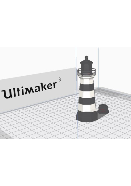 Deniz Feneri Tuz ve Biber Shaker (Sadece Plastik Aparattır) 3D modelleri