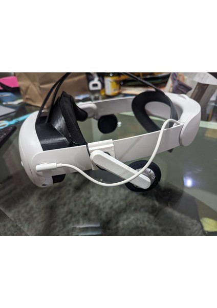 Quest 3 Koss Kulaklık Montajı (Sadece Plastik Aparattır) 3D