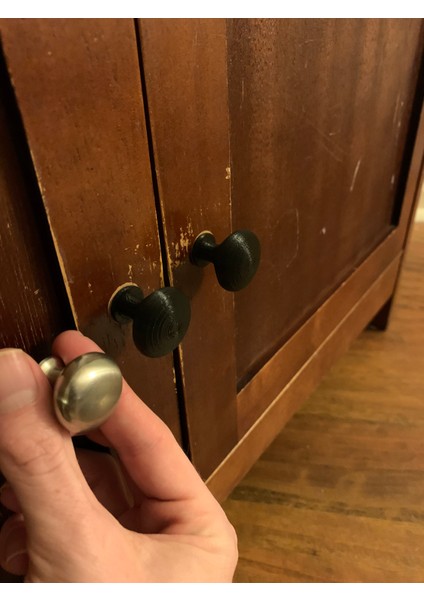 Basit Çekmece Düğmesi (Sadece Plastik Aparattır!!!) 3D fiyatları