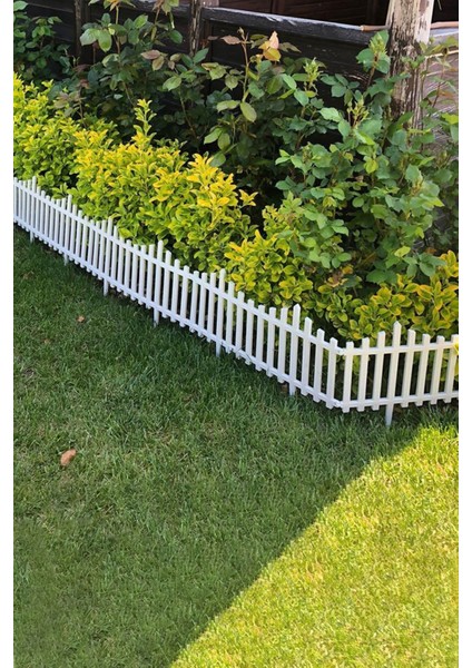 Yeşil Plastik Bahçe Çiti, Peyzaj Koruma Paneli, 4'lü, 2.36 Metre, Dekoratif Çiçek Çiti modelleri