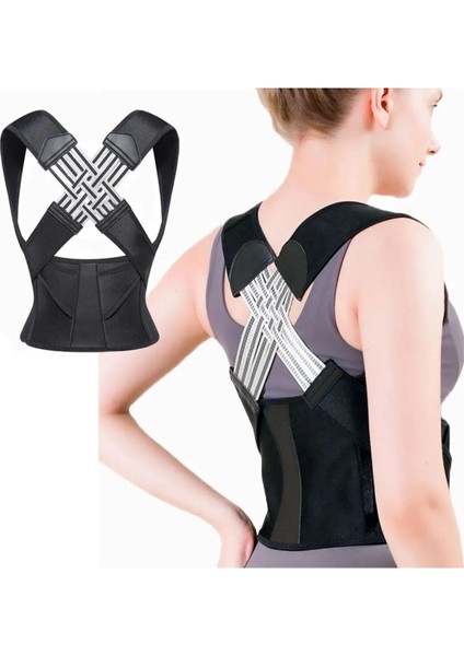 Dik Duruş Korsesi, Omuz ve Sırt Destekli, Unisex, Ergonomik ve Rahat Kullanım Sağlar fiyatları