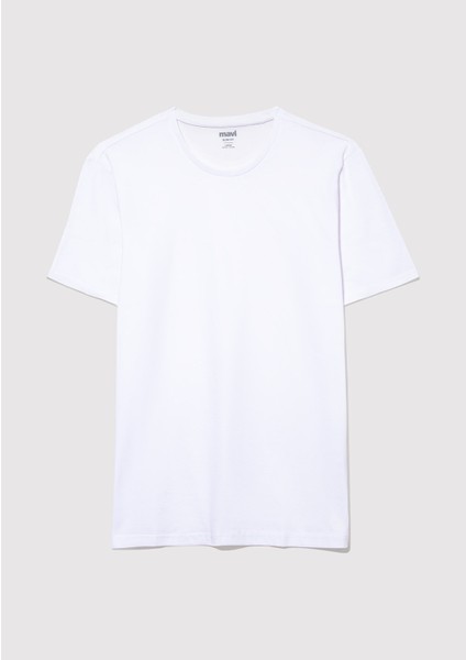 3lü Bisiklet Yaka Erkek Basic Tişört 0611784-900