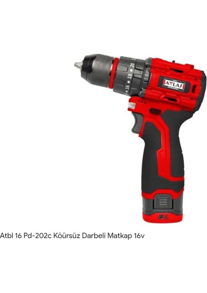 Kömürsüz Darbeli Matkap 16V, Dayanıklı ve Güçlü Çalışma Için Tasarlandı