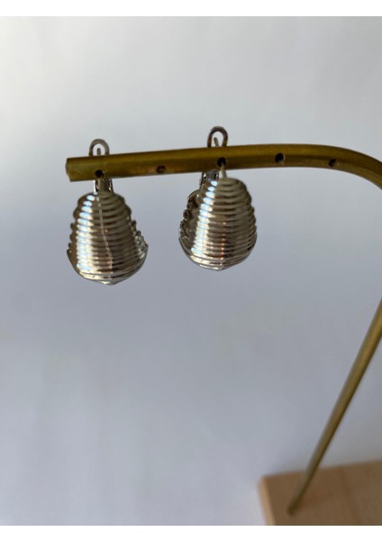 Xuping Çizigili Bombeli Silver Halka Küpe fiyatları