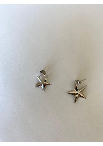 Xuping Zirkon Taşlı Zarif Silver Yıldız Küpe fırsatları