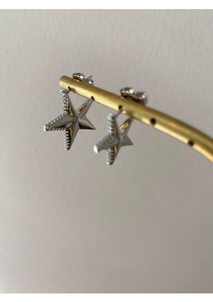 Xuping Zirkon Taşlı Zarif Silver Yıldız Küpe indirimleri