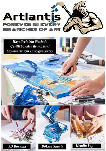 Mini Şövale 15X15 cm Tuval 3 ml Akrilik Boya 6 Renk ve Fırça 4 Adet 15X15 Mini Tuval Masaüstü Küçük Şövale Boyama Seti indirimleri