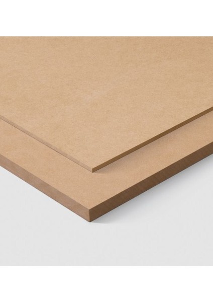 50X50 Cm, 8 mm Kalınlık, Tek Adet Ham Mdf Plakası, Dayanıklı ve Kullanışlı Ürün