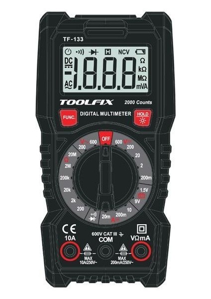 TF-133 Dijital Işıklı Multimetre Avometre fiyatları
