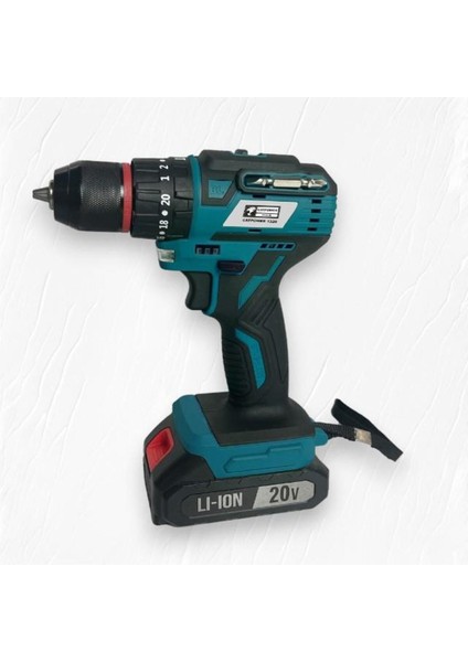 Darbeli Akülü Vidalama 10MM 20V Li-Ion 2.0 Ah, Güçlü ve Hafif Kullanışlı