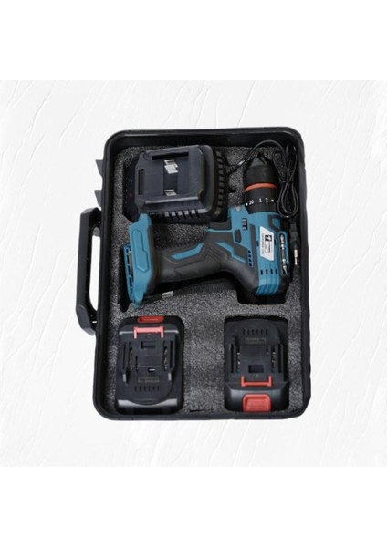 Darbeli Akülü Vidalama 10MM 20V Li-Ion 2.0 Ah, Güçlü ve Hafif Kullanışlı