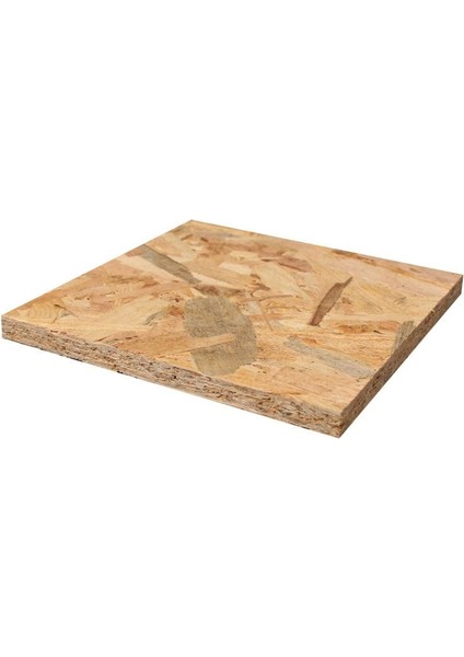 40X40 cm Osb Levha, 15 mm Kalınlık, 1 Adet, Dayanıklı ve Çok Yönlü Panel