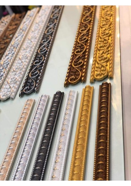 Şık Bej Gümüş Çıta 4X100 Cm, Dekoratif ve Dayanıklı Tasarım modelleri