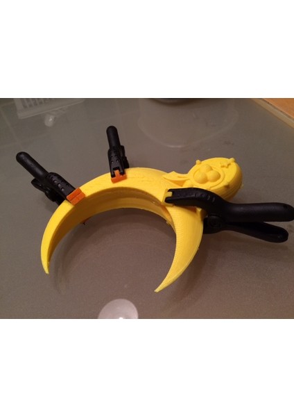 Sailor Moon Crescent Moon Cosplay Için Şifa Değnek (Plastik Aparattır) 3D fırsatları