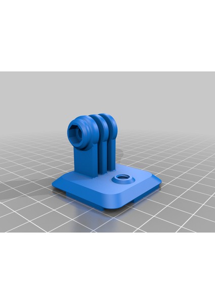 Gopro/ Actioncam Mount - Arca Swıss Hızlı Burmak Pik Tasarım Yakalama Klibi ile Uyumlu (Sadece Plastik Aparattır!!!) 3D