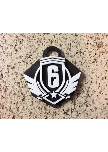 Elmas Rütbe Charm - R6 Kuşatma (Plastik Aparattır!!!) 3D
