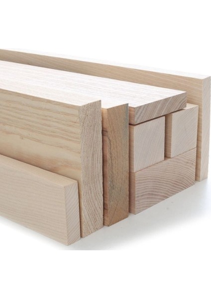 2x4 cm x 90 cm Dişbudak Kereste Çıta Tahta, Çok Renkli, Dayanıklı ve Şık Tasarım
