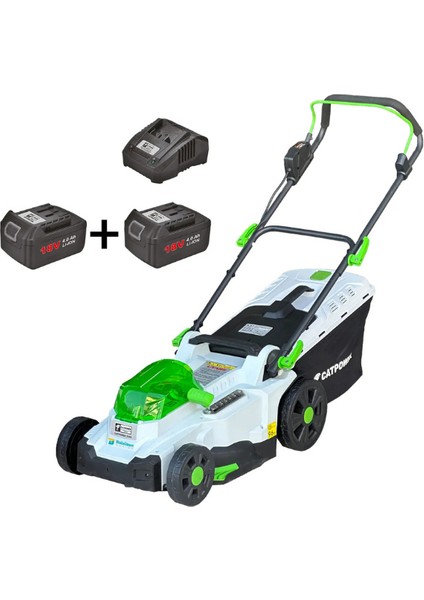 Akülü Çim Biçme 2*4.0 Ah Akü+Şarj Aleti (2060)