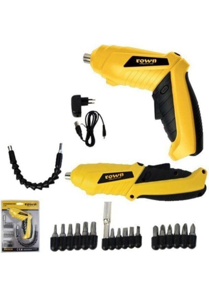 Portatif Şarjlı Tornavida 3.6V Li-Ion, Pratik ve Güçlü Vidalama Aracı