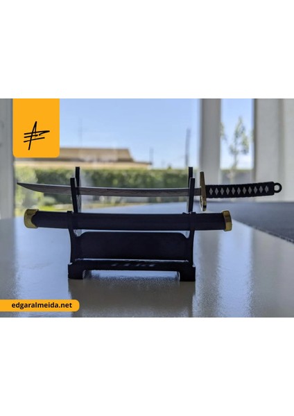 Katana Kılıç Anahtarı (Sadece Plastik Aparattır!!!) 3D