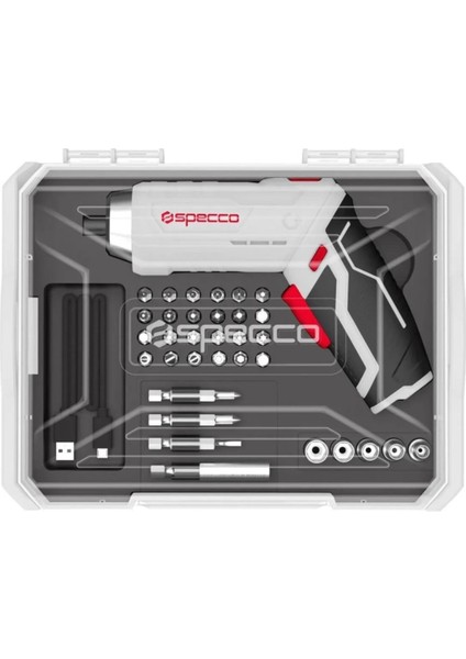 Şarjlı Tornavida Seti 33 Parça, Güçlü ve Pratik Tamir Aracı