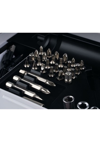 Şarjlı Tornavida Seti 33 Parça, Güçlü ve Pratik Tamir Aracı