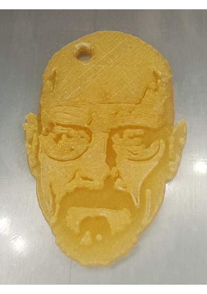 Walter White - Breaking Bad - Keychain Stallama 3D (Plastik Aparattır!!!) 3D