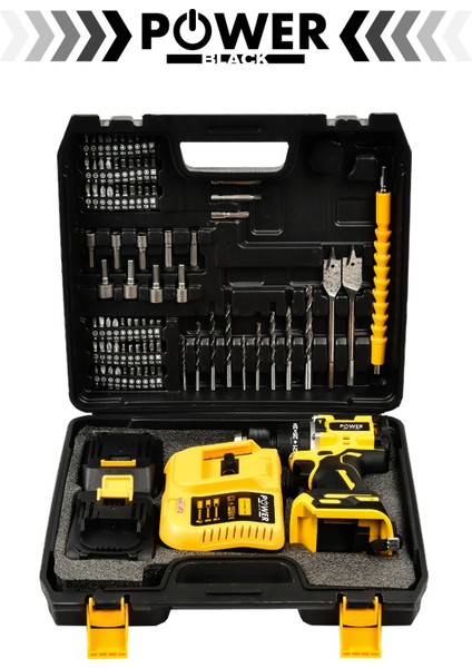 Çift Akülü Darbeli Matkap Seti 82 Parça, Hediye, 10 mm Uçlar, Yüksek Performans fiyatları