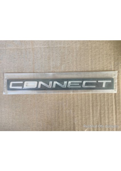 Connect 2013-2024 Ayrık Harf Bagaj Yazısı Yeni Model Bantlı Oto Logo Aksesuar