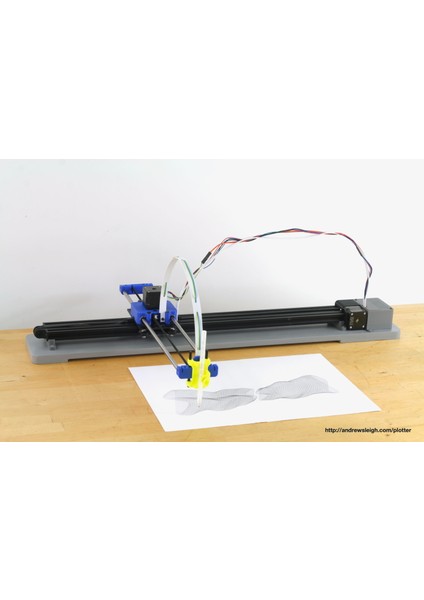 Kartezyen Plotter V3 (Sadece Plastik Aparattır!!!) 3D