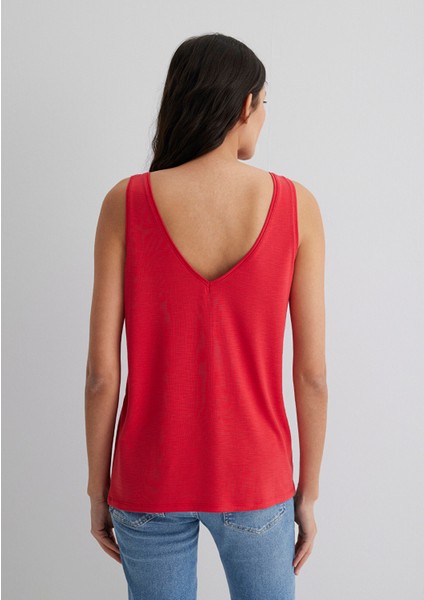 Lux Touch TENCEL TM Kırmızı Modal Atlet 1610423-70467