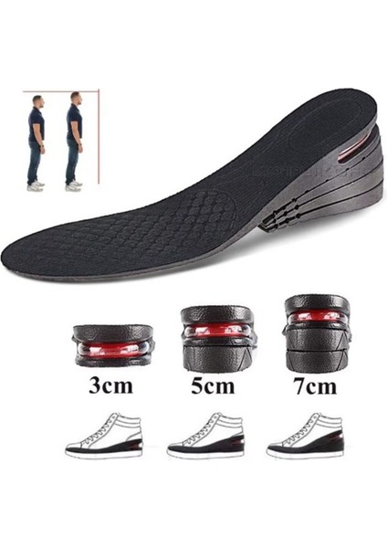 7 cm Hava Yastık Boy Uzatıcı Tabanlık, Konfor ve Ekstra Yükseklik Sağlar