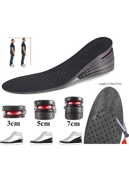 7 cm Hava Yastık Boy Uzatıcı Tabanlık, Konfor ve Ekstra Yükseklik Sağlar fiyatları