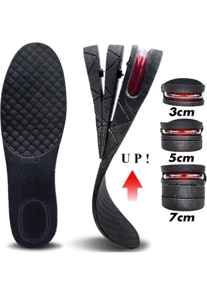 7 cm Hava Yastık Boy Uzatıcı Tabanlık, Konfor ve Ekstra Yükseklik Sağlar fırsatları