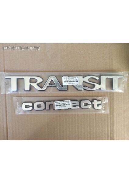 Transit Connect Eski Tip Birleşik Bagaj Yazısı Logo Arma 2002-2013 Uyumlu fiyatları