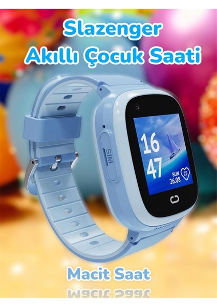 Mavi Renkli 4g Çocuk Akıllı Saati, Görüntülü ve Sesli Görüşme Özelliği fiyatları