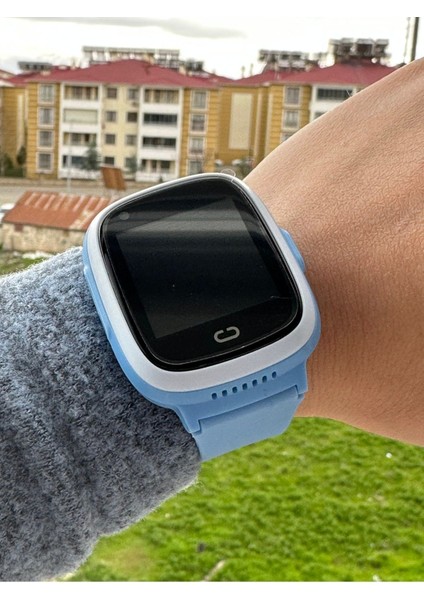 Mavi Renkli 4g Çocuk Akıllı Saati, Görüntülü ve Sesli Görüşme Özelliği