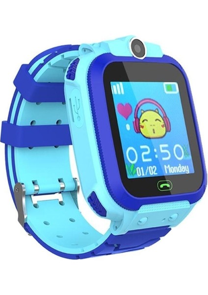 Mavi Renkli Çocuk Akıllı Saat, Güvenli Konum Takipli, Sim Kartlı, Eğlenceli ve Kullanışlı fiyatları
