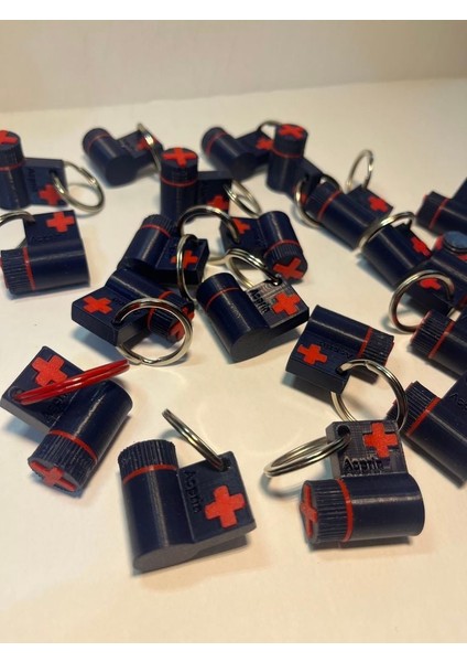 Kalp Krizlerini Önlemek Için Acil Aspirin Kabı (Sadece Plastik Aparattır!!!) 3D