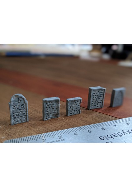 Eski Mezar Taşı Çeşitleri - D&d Dağılımı (Sadece Plastik Aparattır!!!) 3D modelleri