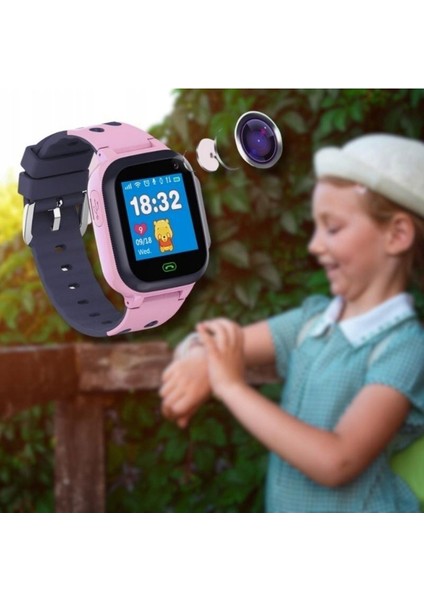 Pembe Akıllı Çocuk Takip Saati Q500S/2024, Güvenli ve Eğlenceli Kullanım indirimleri