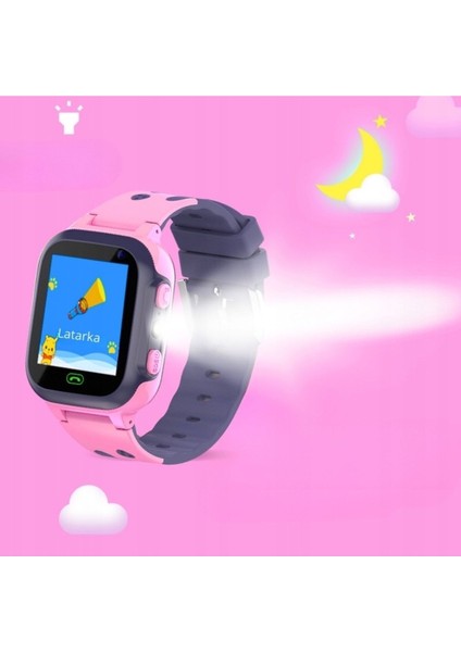 Pembe Akıllı Çocuk Takip Saati Q500S/2024, Güvenli ve Eğlenceli Kullanım