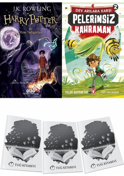 Harry Potter ve Ölüm Yadigârları ve Pelerinsiz Kahraman Dev Arılara Karşı 2 + Hediyeli