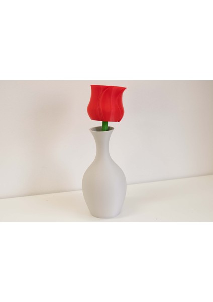 Modüler Köklü Spiral Vazo Gül (Sadece Plastik Aparattır!!!) 3D fırsatları