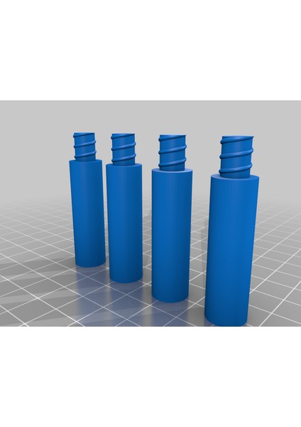 Modüler Köklü Spiral Vazo Gül (Sadece Plastik Aparattır!!!) 3D indirimleri