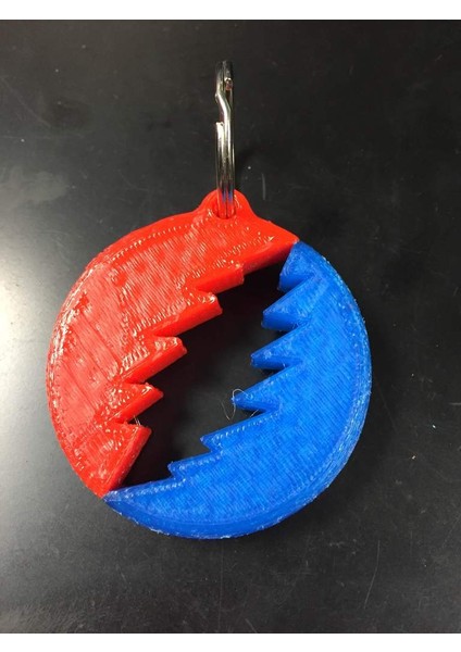 1 Veya 2 Renk Minnettar Dead Keychain (Plastik Aparattır!!!) 3D